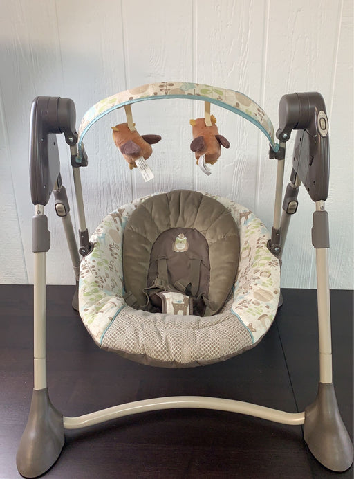 secondhand Graco Swing By Me Portable Swing