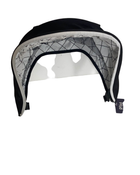 secondhand Mockingbird Extendable Canopy with Sunshade, Black, Windowpane