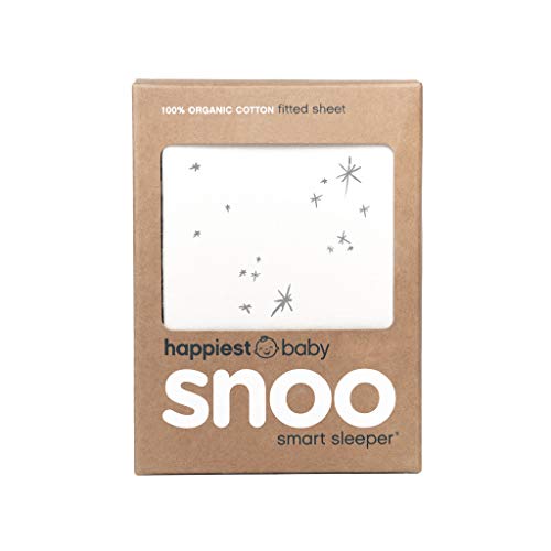 used Happiest Baby SNOO Fitted Sheet, Charcoal Stars