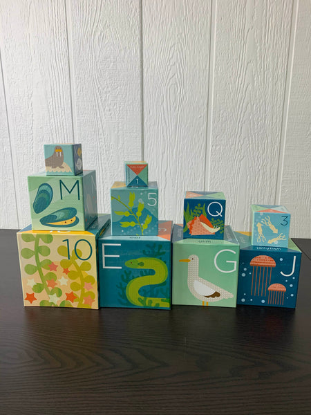 Petit collage clearance nesting blocks