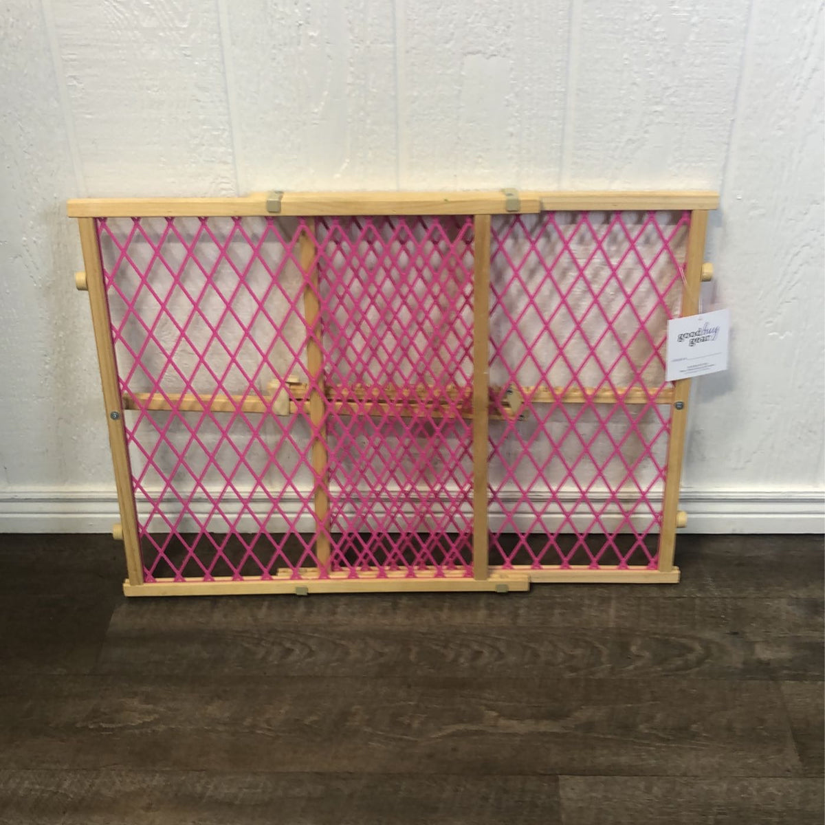 evenflo tall wood gate Evenflo Position & Lock Adjustable Wood Baby Gate, Pink