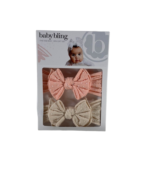 used Baby Bling Knot Headband, 2 pack