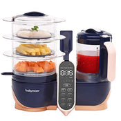 used Babymoov Duo Meal Station Food Maker XL, Limited Edition, Rose Gold/ Black