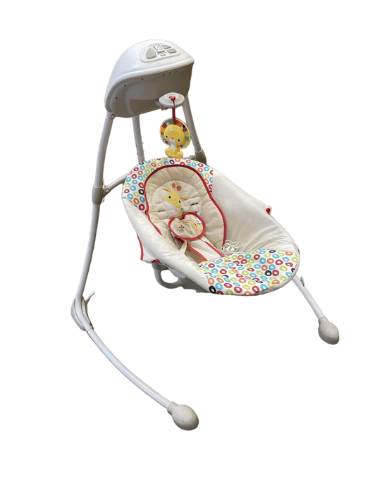 used Bright Starts Up Up & Away Full Size Baby Swing