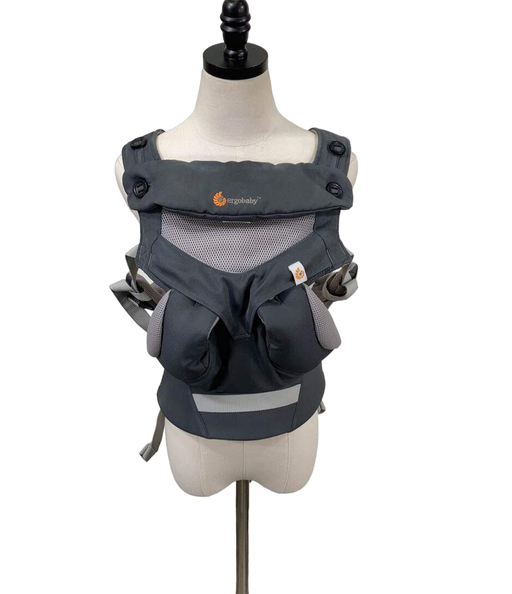 used Ergobaby 360 All Positions Cool Air Mesh Baby Carrier, Carbon Grey