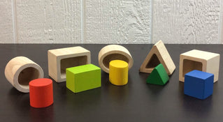 secondhand Plan Toys Geo Matching Blocks