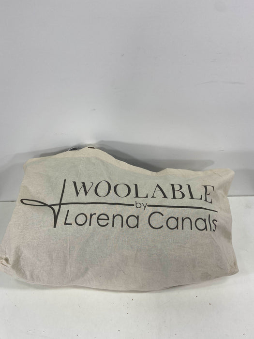 used Lorena Canals Woolable Rug Black Tea 5' 3"