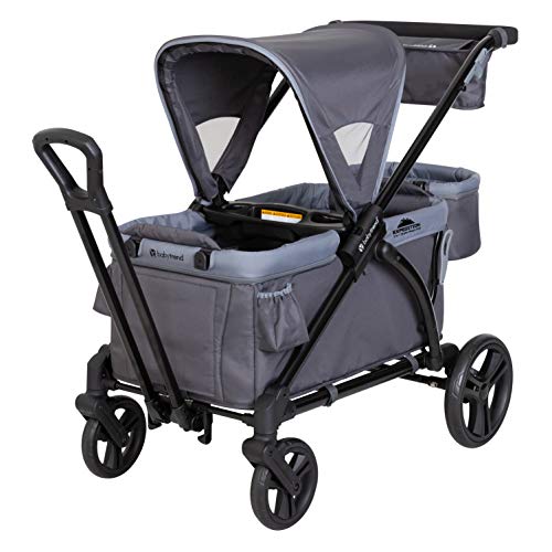 used Baby Trend Expedition 2-in-1 Stroller Wagon Plus, 2023, Ultra Gray