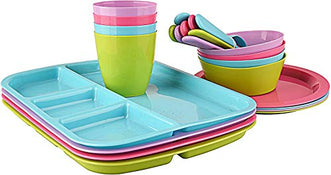 used Mainstays 24 pc Kids Dinner Set