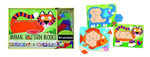 used Melissa & Doug Animal Pattern Blocks