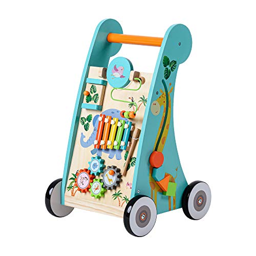 Teamson Kids Play Lab Wooden Baby Walker And Activity Station