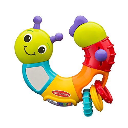 used Infantino twist and play caterpillar rattle