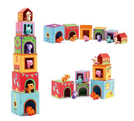 Shop DJECO Topanifarm Stacking Cube Set at GoodBuy Gear