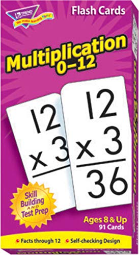 Shop Trend Enterprises Multiplication 0-12 Flash Cards at GoodBuy Gear