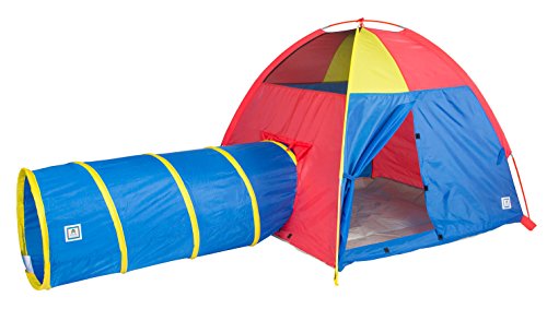 used Pacific Play Tent Kids Hide-Me Dome Tent And Crawl Tunnel