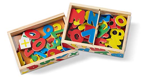 used Melissa & Doug Magnetic Wooden Numbers And Letters