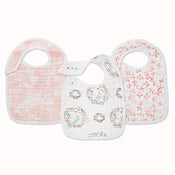 Shop Aden + Anais Muslin Snap Bibs 3 Pack, Jungle at GoodBuy Gear