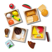 used Melissa & Doug Wooden Food Groups