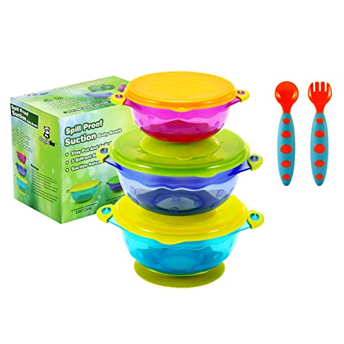 used PandaEar Spill Proof Suction Baby Bowls