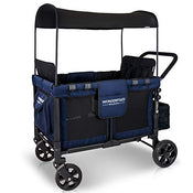 used Wonderfold W4 Multifunctional Quad Stroller Wagon, 2021, Noble Navy