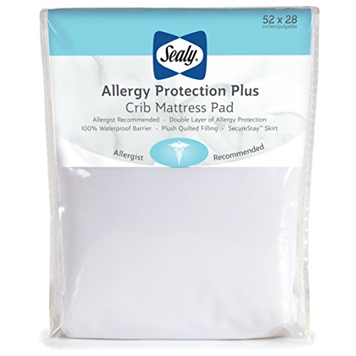 used Sealy Allergy Protection Plus Waterproof Crib Mattress