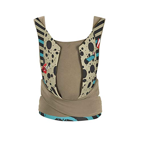 used Cybex Yema Tie Baby Carrier, Spring Blossom Black