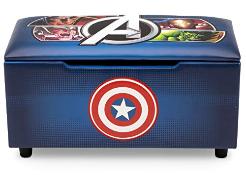 Delta Children Marvel Avengers Upholstered Storage Bench