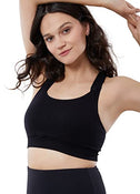 Shop Ingrid & Isabel Basics Seamless Maternity Sports Bra, Black, X-Large at GoodBuy Gear