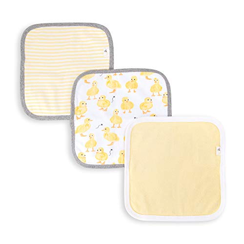 used Burt's Bees Baby Washcloths, 3 Pack