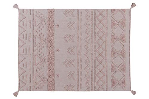 used Lorena Canals Medium Tribu Washable Rug, Nude