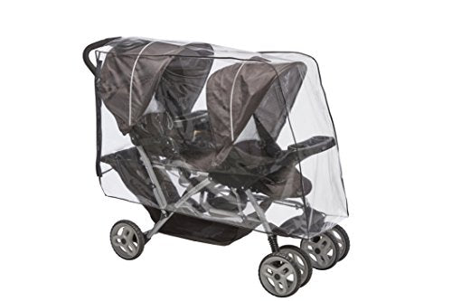 used Sashas Rain And Wind Cover For Graco DuoGlider Stroller