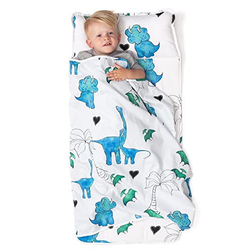 used JumpOff Jo Little Jo’s Toddler Nap Mat, Tiny Dinosaurs