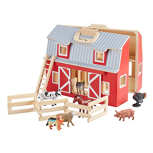 used Melissa & Doug Fold & Go Barn