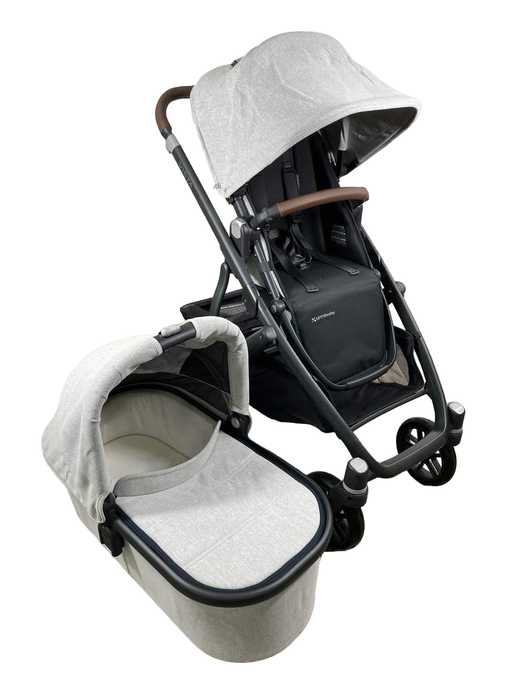 used UPPAbaby VISTA V2 Stroller, 2022, Anthony (White & Grey Chenille)