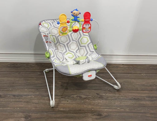 secondhand Fisher Price Baby Bouncer, Forest Fun