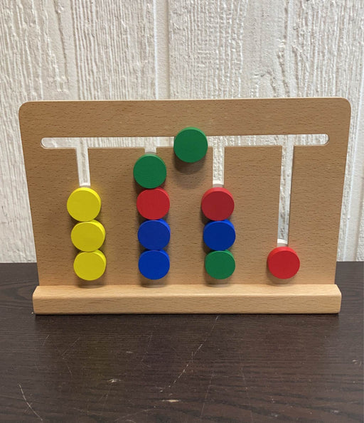 secondhand Wooden Color Sorting Toy