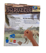 secondhand Works Of Ahhh 3D Puzzle And Wood Painting Kit