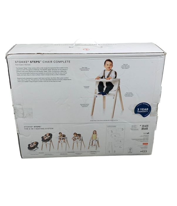 Shop Stokke Complete Steps High Chair, Black at GoodBuy Gear