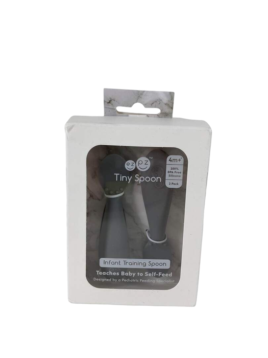 Shop ezpz Tiny Spoon, Gray, 4+ months at GoodBuy Gear