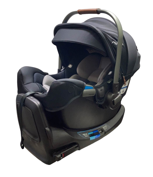 used Nuna PIPA rx Infant Car Seat with RELX Base, 2023, Caviar