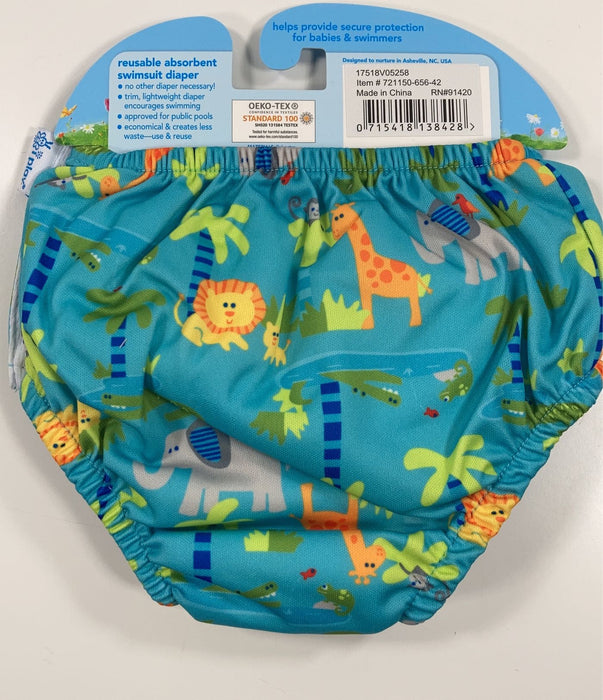 secondhand iPlay Reusable Swim Diaper, 6 Months, Aqua Jungle