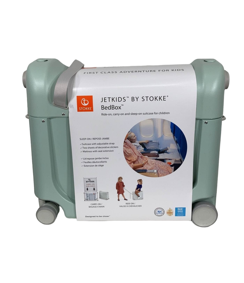 STOKKE JETKIDS BedBox ミントグリーン JetKids by Stokke BedBox Green Aurora Ride on Kids Suitcase +