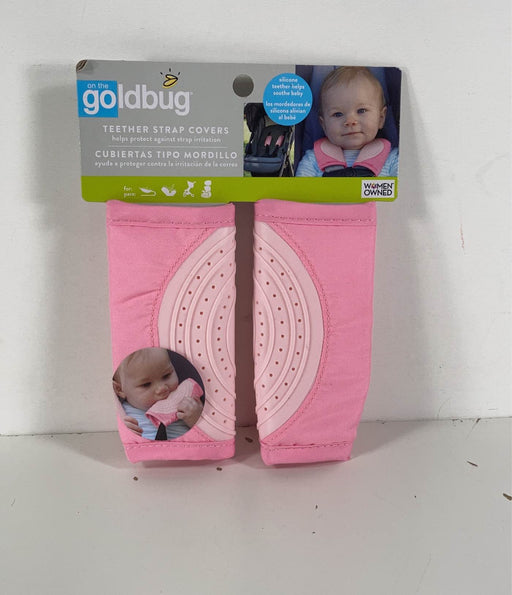 used Goldbug Teether Strap Cover, -pink