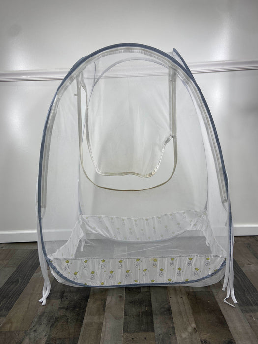 secondhand Nahbou Self Propping Safety Crib Tent