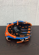 used Dicks Sporting Goods Backyard T-Ball Glove, Orange/Blue