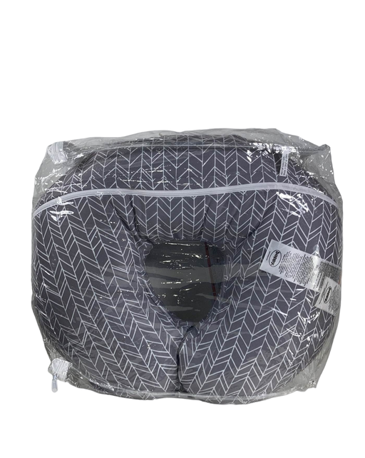 Shop Boppy Nursing and Infant Support Pillow, Blue Herringbone at GoodBuy Gear