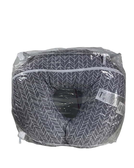 Shop Boppy Nursing and Infant Support Pillow, Blue Herringbone at GoodBuy Gear