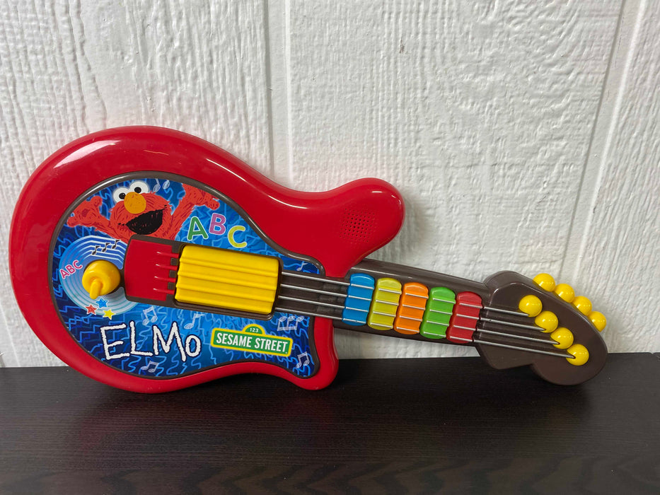 used Playskool Sesame Street Elmo Guitar