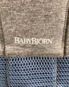 secondhand BabyBjorn Baby Carrier Harmony, Navy Blue