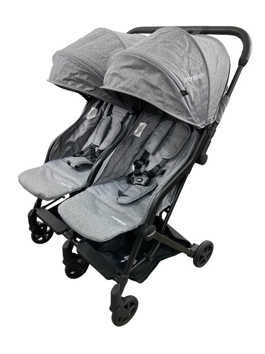 used Mompush Lithe Double Stroller, Grey, 2021